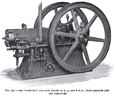 The Fairbanks Gas Engine with Gasoline Lift & Feed Pump